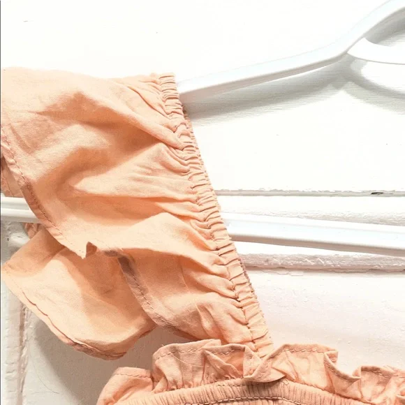 Japna Peach Ruffle Tank Top - Picture 4 of 7